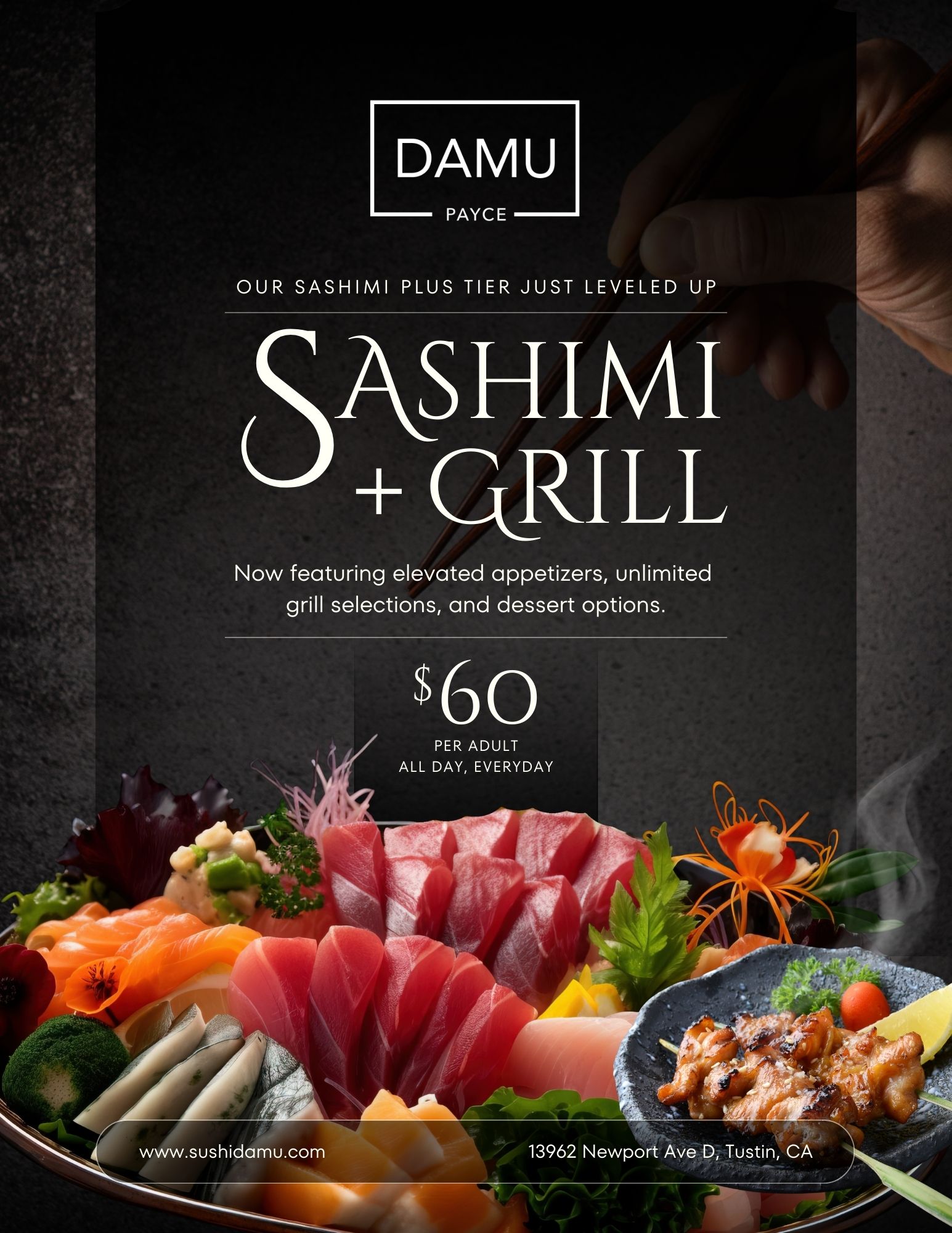 Sashimi + Grill AYCE preview